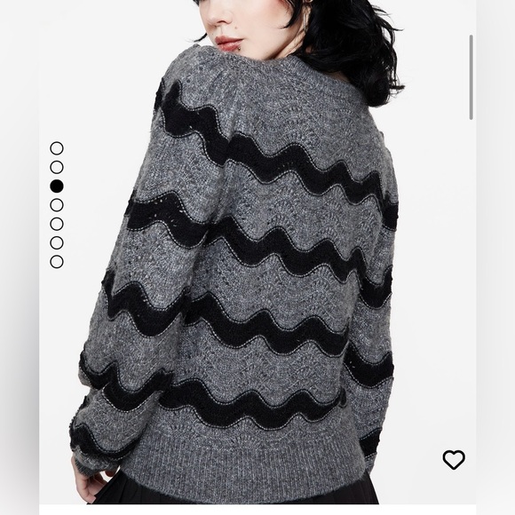 NWT Disturbia: Nave Cotton Stripe Knit Sweater - Picture 7 of 7